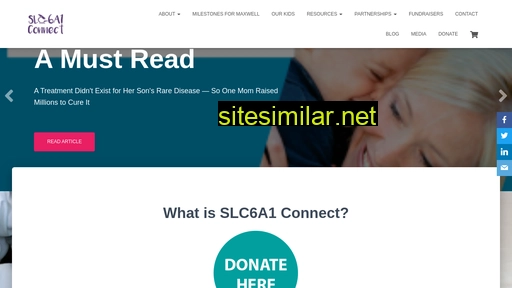 slc6a1connect.org alternative sites