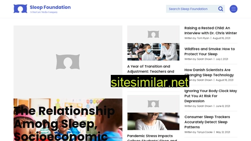 sleepfoundation.org alternative sites