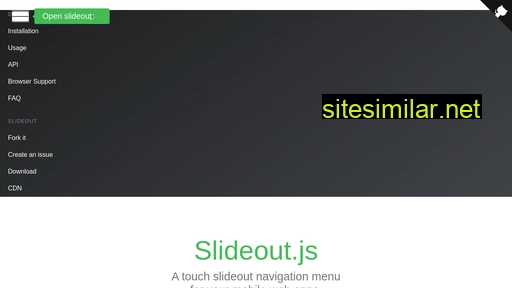 slideout.js.org alternative sites
