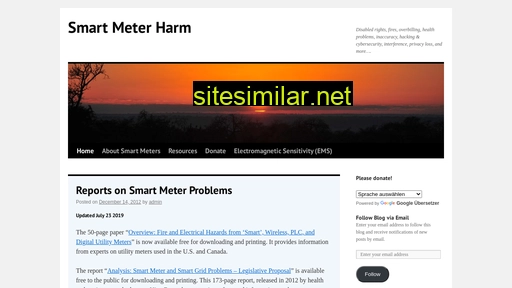 Smartmeterharm similar sites