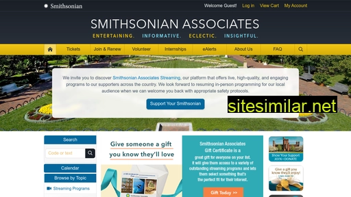 smithsonianassociates.org alternative sites