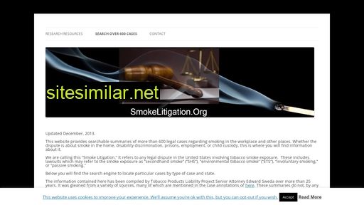 smokelitigation.org alternative sites