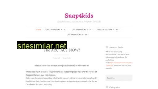 snap4kids.org alternative sites