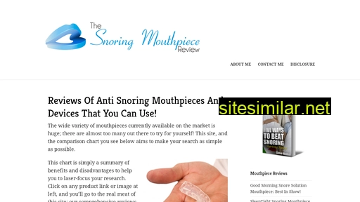 snoringmouthpiecereview.org alternative sites