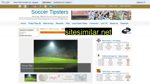Soccer-tips similar sites