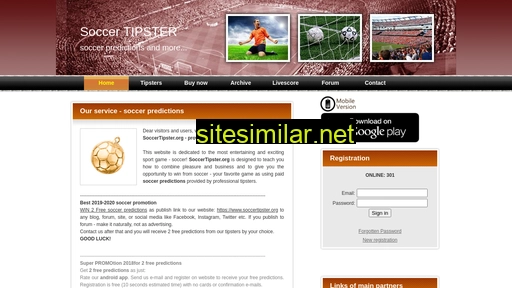 Soccertipster similar sites