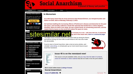 socialanarchism.org alternative sites
