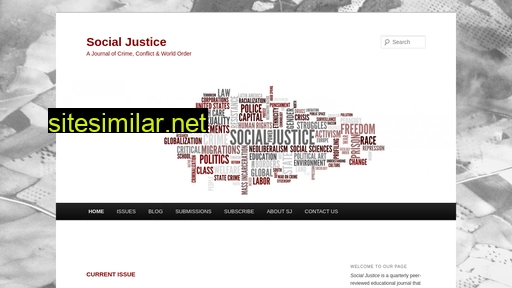 Socialjusticejournal similar sites