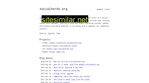 socialnerds.org alternative sites