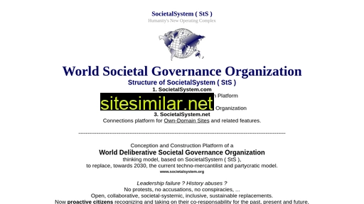societalsystem.org alternative sites