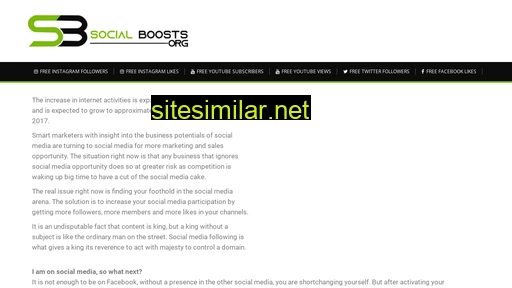 socialboosts.org alternative sites