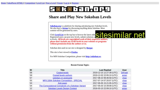 sokoban.org alternative sites