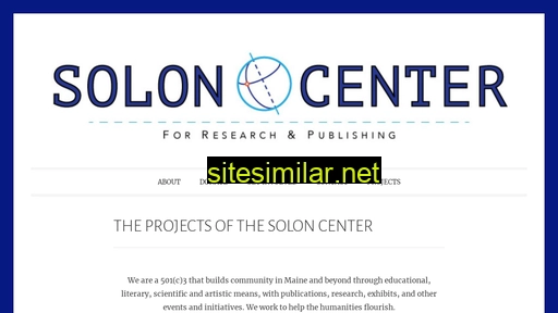 soloncenter.org alternative sites
