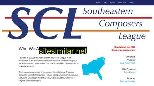 southeasterncomposersleague.org alternative sites