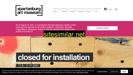 spartanburgartmuseum.org alternative sites