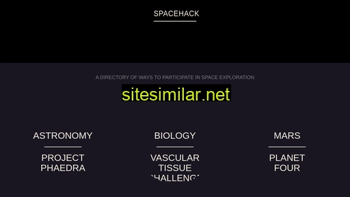 spacehack.org alternative sites