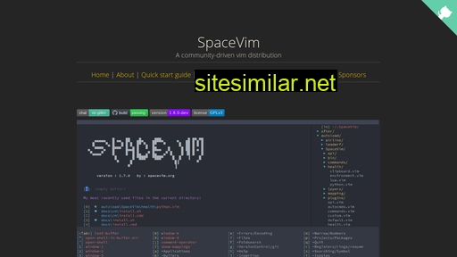 spacevim.org alternative sites