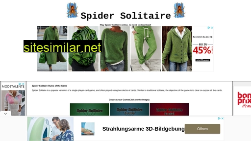 spidersolitaire.org alternative sites