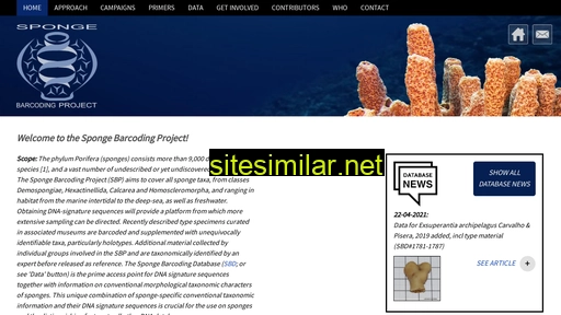 spongebarcoding.org alternative sites