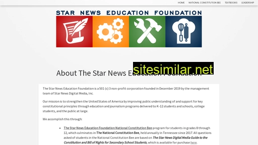 Starnewseducationfoundation similar sites