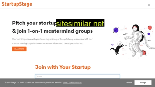 startupstage.org alternative sites
