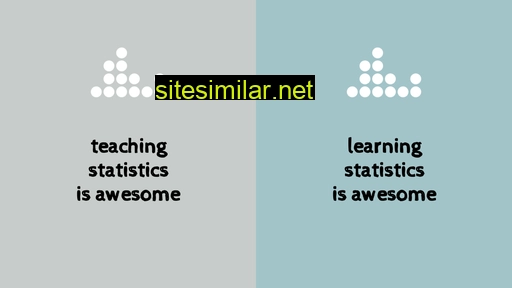 statistics-is-awesome.org alternative sites
