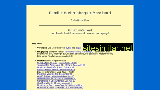 stehrenberger.org alternative sites
