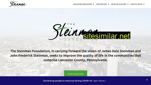 steinmanfoundation.org alternative sites