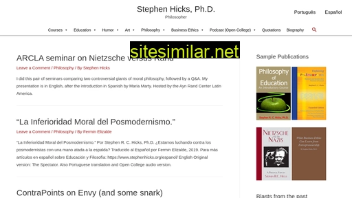 stephenhicks.org alternative sites