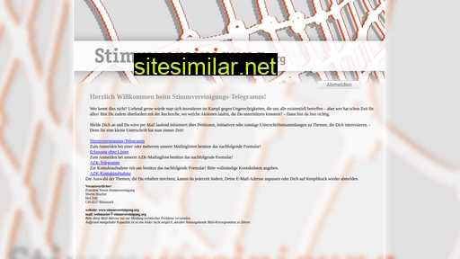 stimmvereinigung.org alternative sites