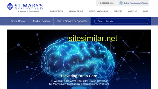 stmaryshealthcaresystem.org alternative sites