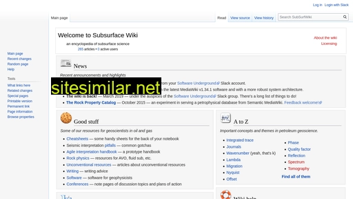 subsurfwiki.org alternative sites