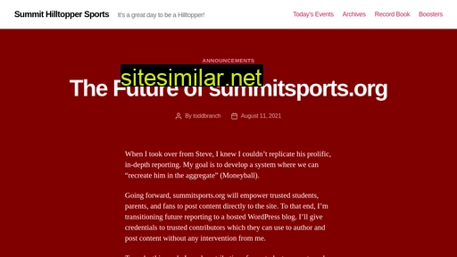 summitsports.org alternative sites