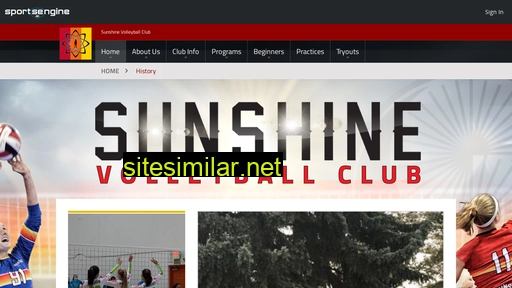 sunshinevolleyball.org alternative sites