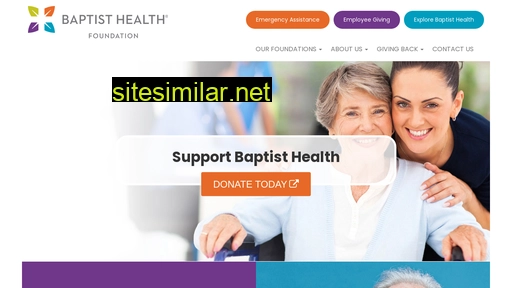 supportbaptisthealth.org alternative sites
