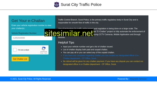 Suratcitypolice similar sites