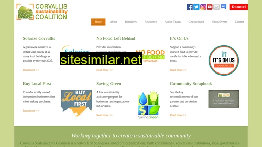 sustainablecorvallis.org alternative sites