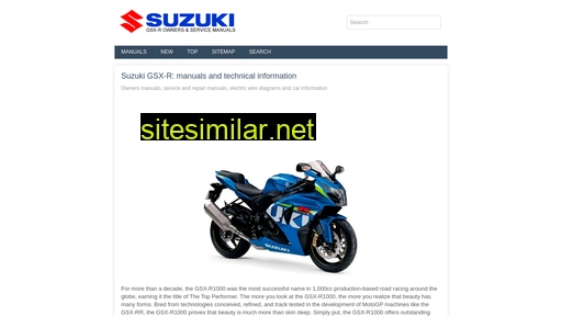 suzukigsxr.org alternative sites