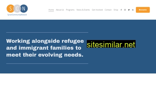 syriancommunitynetwork.org alternative sites