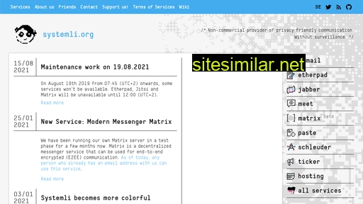 systemli.org alternative sites