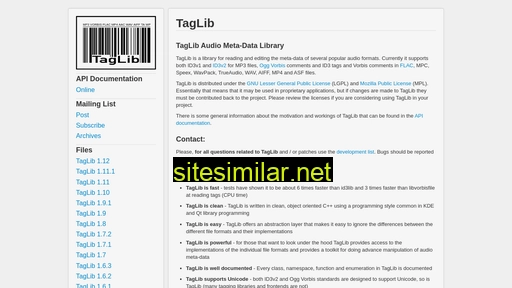 taglib.org alternative sites