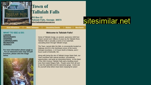 tallulahfallsgeorgia.org alternative sites