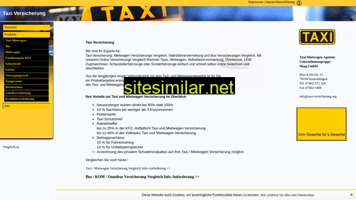 taxi-versicherung.org alternative sites