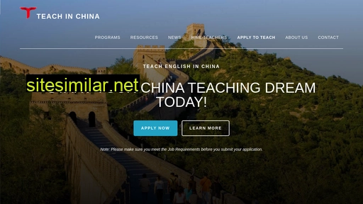 teach-in-china.org alternative sites