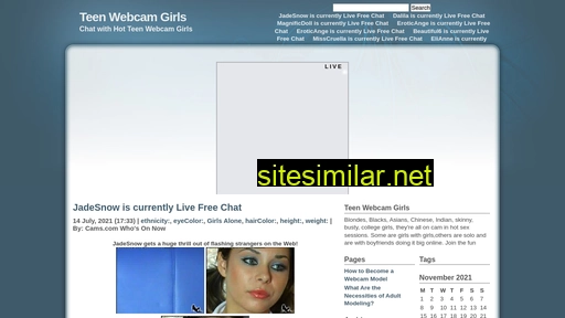 Teenwebcamgirls similar sites
