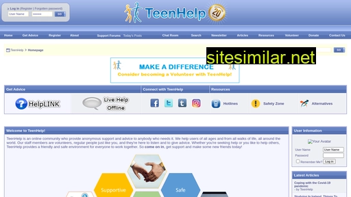 teenhelp.org alternative sites
