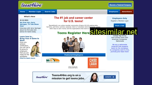 teens4hire.org alternative sites