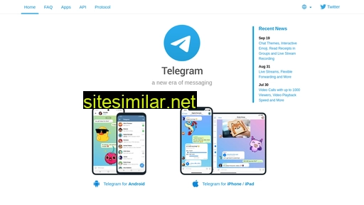 Telegram similar sites