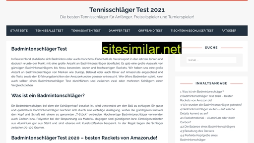 tennisschlaeger-test.org alternative sites