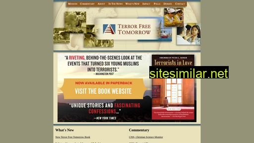 terrorfreetomorrow.org alternative sites